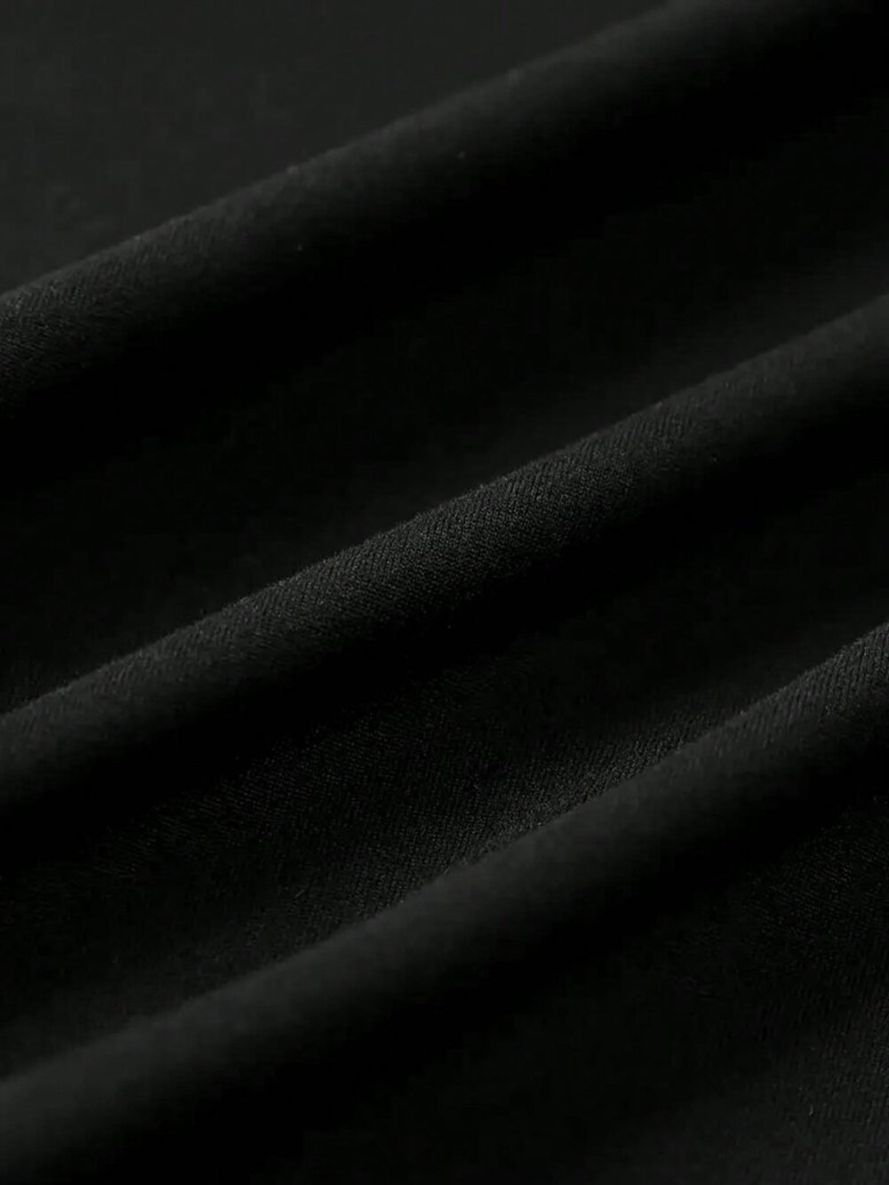 Black Casual Men's T-Shirt - Picture 4 of 6